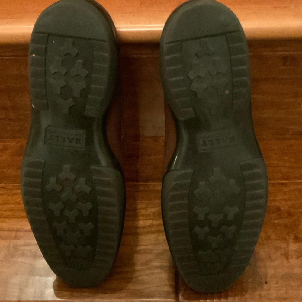 Bally Dark Brown Leather Slip-On Loafers - Picture 5 of 6